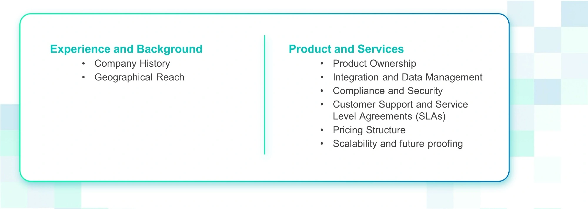 Considerations for Selecting an Accredited Service Provider