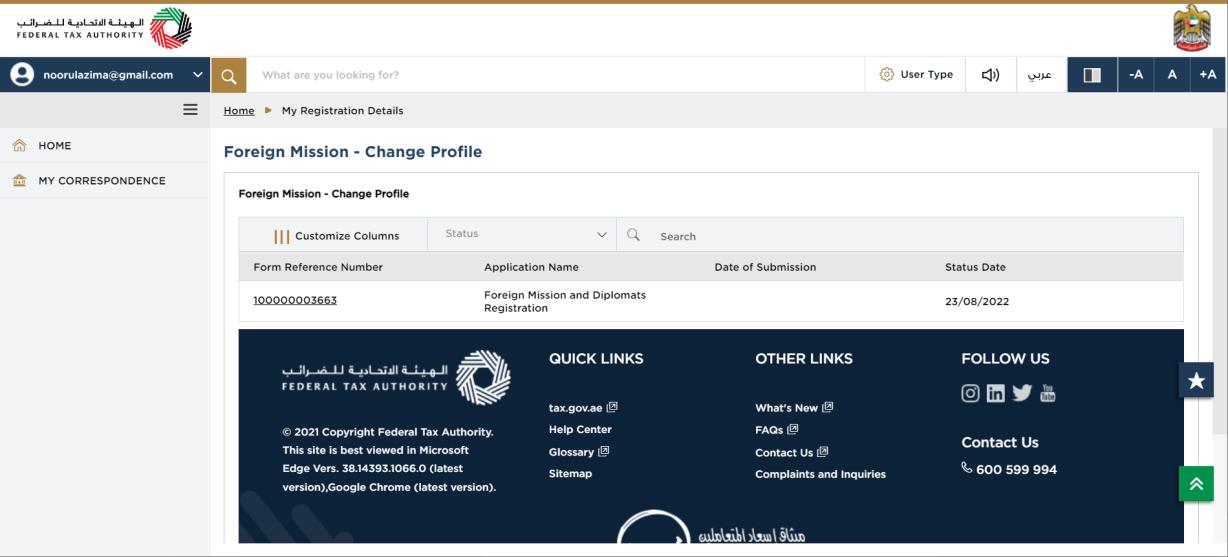 Profile Dashboard