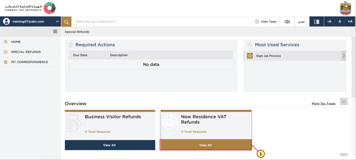 Special Refunds Dashboard