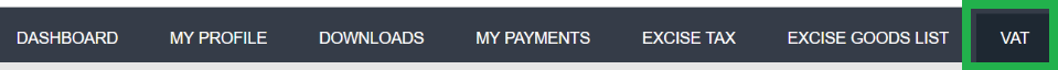 Login to FTA portal and make the Payment for VAT due