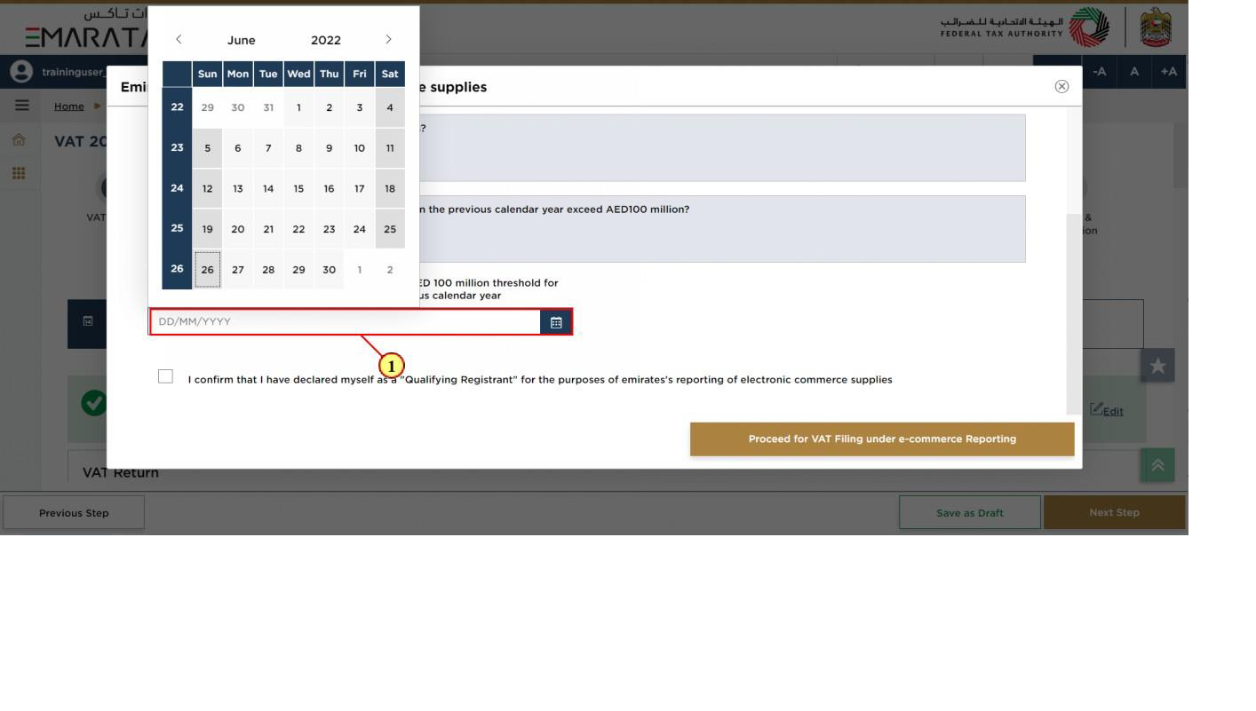 screenshot of questionnaire