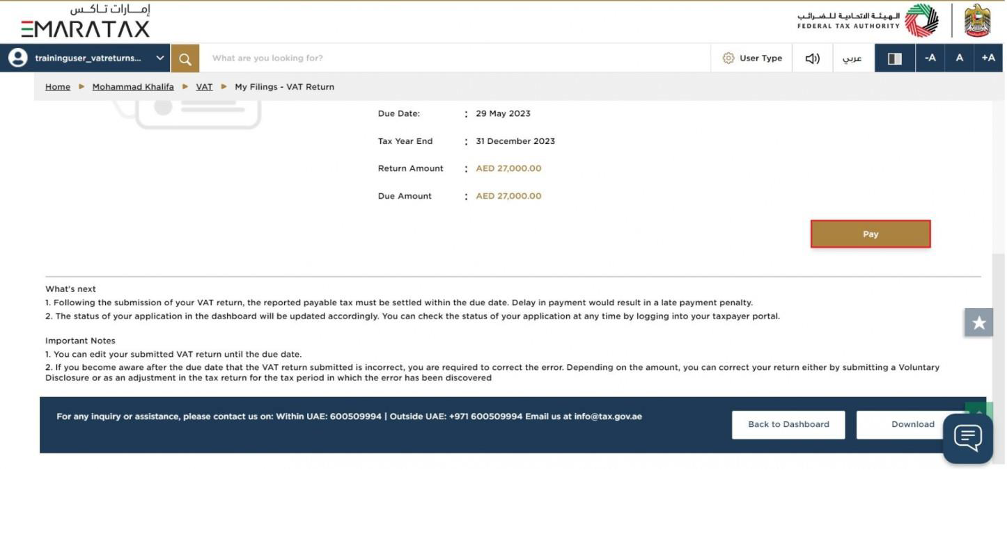screenshot of questionnaire