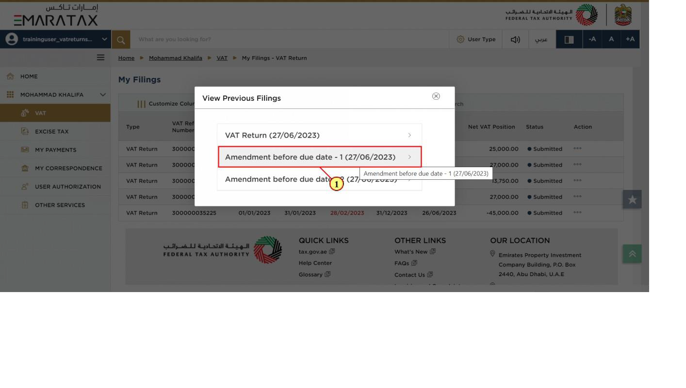 screenshot of questionnaire